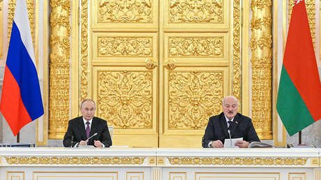 Vladímir Putin se reúne con Alexánder Lukashenko