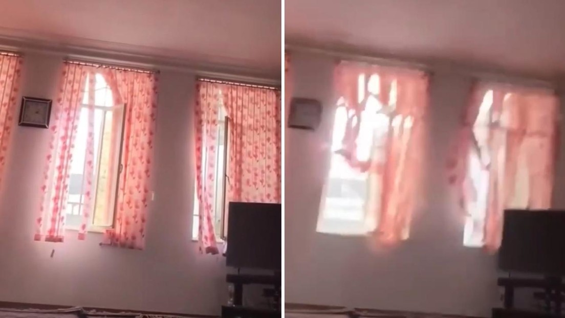 VIDEO DE MOMENTOS DE TERROR tras la caída de misiles cerca de una casa en Irán
