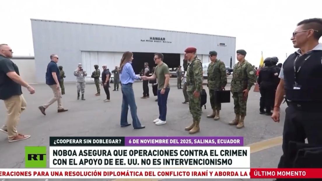 Noboa asegura que las operaciones contra el crimen con el apoyo de EE ...