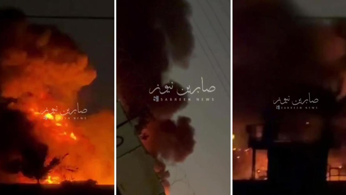 Base de EE.UU. en Irak, envuelta en llamas tras impactos directos (VIDEOS)