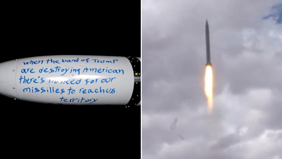 CGRI explica con una frase escrita en un misil por qué sus ataques no tienen que alcanzar EE.UU.