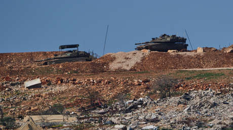 Tropas israelíes entran en el Líbano