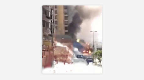 VIDEO: Bombardeo israelí en el Líbano irrumpe en plena transmisión en directo