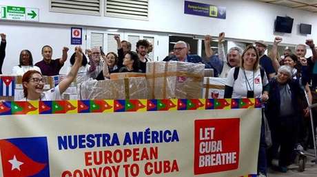 "Cuba no lo olvidará jamás": Díaz-Canel saluda la llegada de la ayuda del convoy humanitario