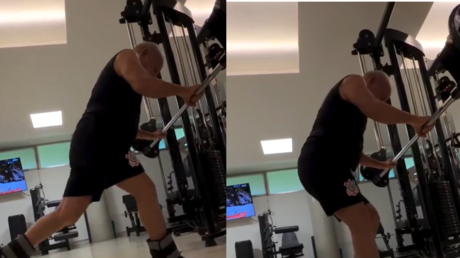 VIDEO: Lula se muestra entrenando a los 80 años y refuerza su imagen física