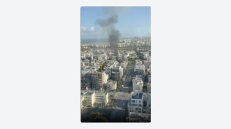 VIDEOS: Impactos en Tel Aviv tras ataque iraní con misiles