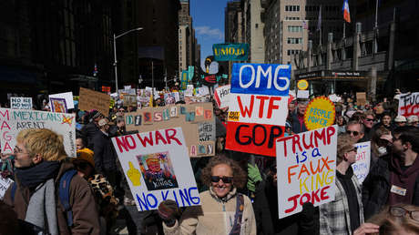 Millones de personas se unen a las protestas 'No Kings' anti-Trump por todo EE.UU. (VIDEOS)