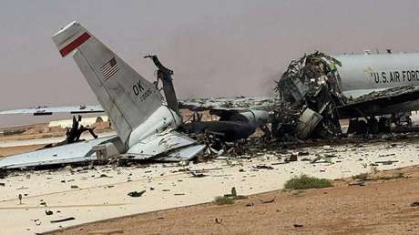 "Vean lo que hicimos con su comando aéreo": Irán muestra un avión destruido de EE.UU.