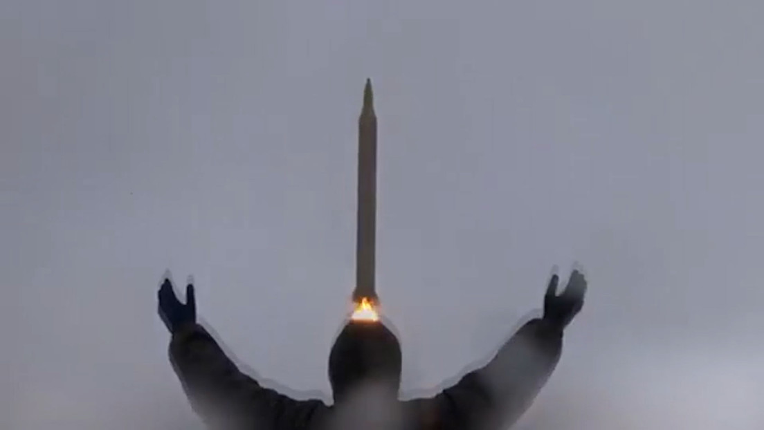 VIDEO del lanzamiento de una lluvia de misiles desde Irán