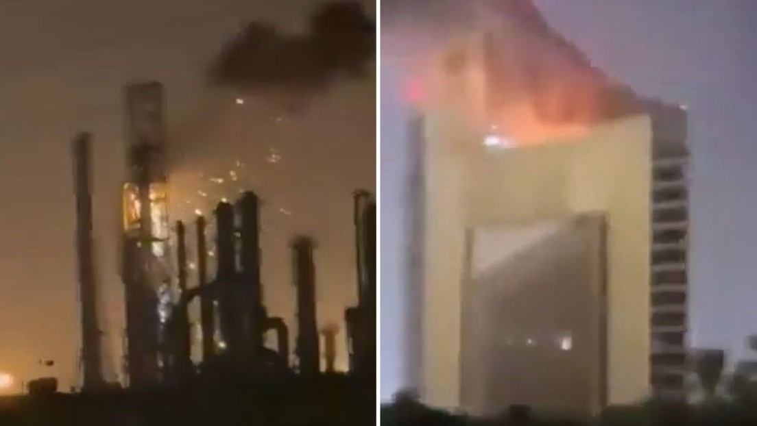 VIDEOS: Drones atacan el Complejo de Ministerios y una instalación energética de Kuwait