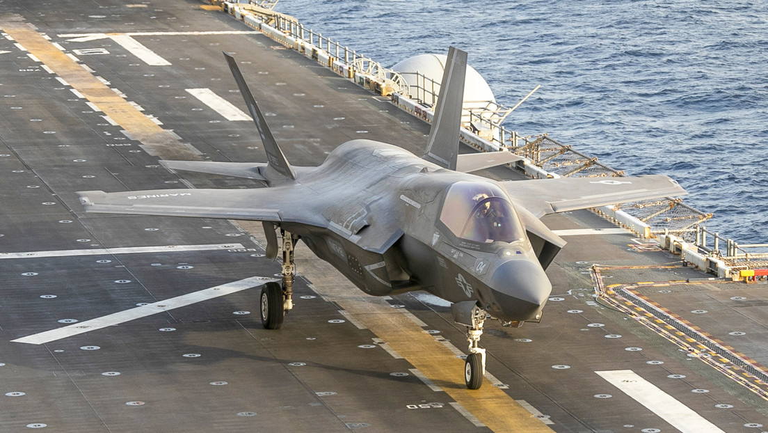 FOTOS: Un F-35B en acción en Oriente Medio tras el anuncio de Trump sobre el estrecho de Ormuz