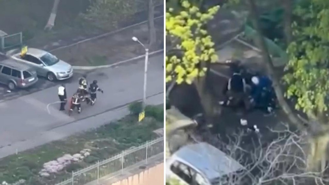 FUERTES VIDEOS desde el lugar del tiroteo contra transeúntes en Kiev