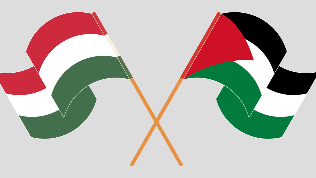 Policía israelí confisca una bandera húngara en una protesta por su parecido a la palestina