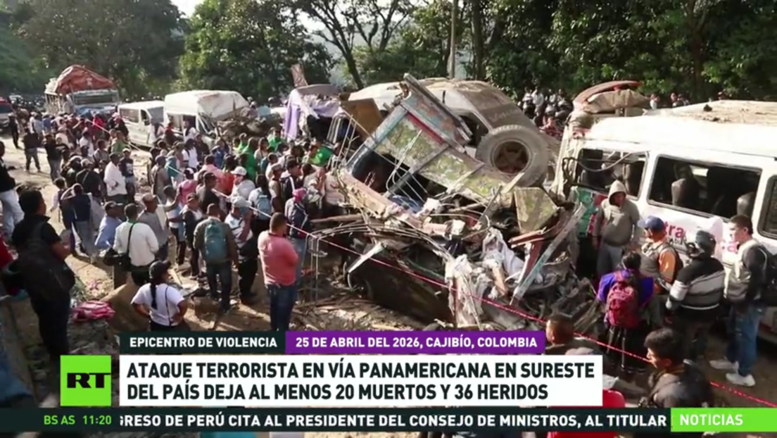 Ataque terrorista en Colombia deja al menos 20 muertos y 36 heridos - RT