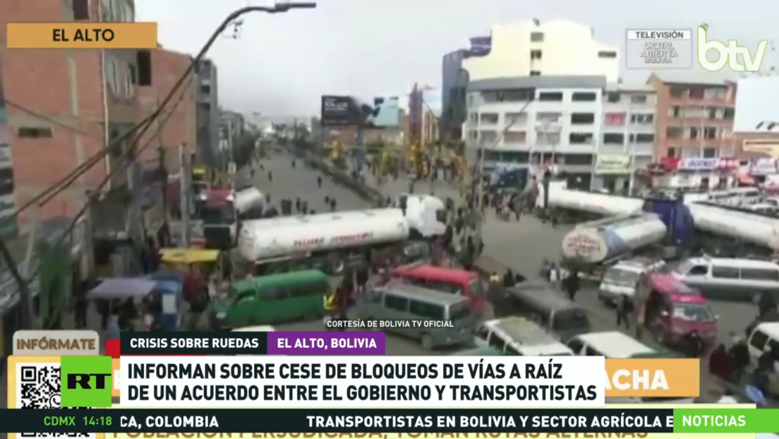 Levantan los bloqueos de tránsito en Bolivia tras firma de acuerdo ...