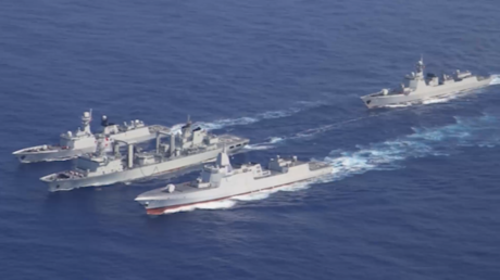 VIDEO: China saca músculo cerca de una isla filipina