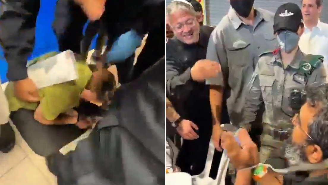 Autoridades israelíes humillan a activistas de la flotilla humanitaria que se dirigía a Gaza (VIDEO)