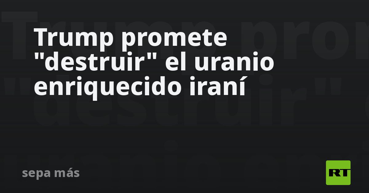 Trump promete 