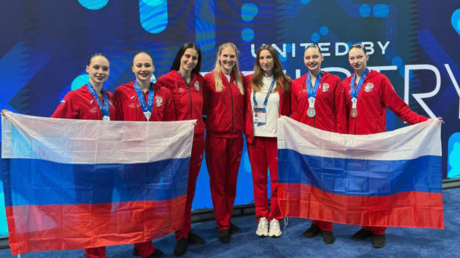 Rusia consigue dos oros y una plata en el Mundial de natación sincronizada