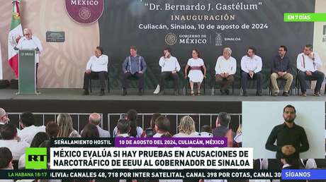 México evalúa si hay pruebas en acusaciones de narcotráfico de EE.UU. al gobernador de Sinaloa