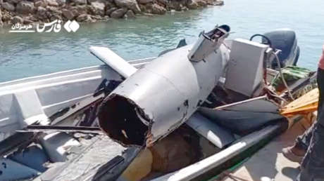 CGRI muestra el dron espía derribado en el estrecho de Ormuz (VIDEO)