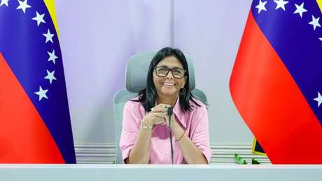 Delcy Rodríguez aclara el destino de una donación de medicamentos procedente de EE.UU.