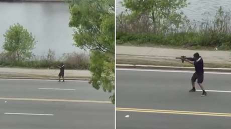 PERTURBADOR VIDEO: Tirador abre fuego en plena calle cerca de la Universidad de Harvard