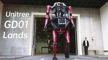 China presenta el primer robot 'mecha' transformable tripulado para uso civil (VIDEO)