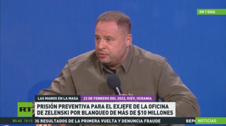 Prisión preventiva para el exjefe de la Oficina de Zelenski por blanqueo de más de 10 millones de dólares