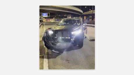 VIDEO: Hombre histérico intenta escapar de remolcador de coches y le sale mucho más caro