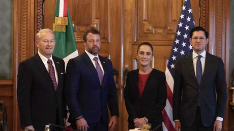 Sheinbaum se reúne con el secretario de Seguridad de EE.UU. (FOTOS)