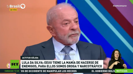 Lula da Silva: EE.UU. tiene la manía de hacerse de enemigos, para ellos somos droga y narcotráfico