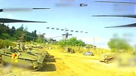 VIDEO: Dron de Hezbolá penetra en una base israelí y destruye un camión militar
