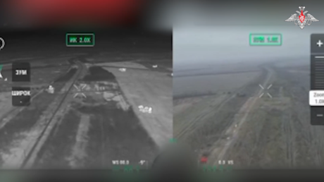 VIDEO: Llueve 'granizo' ruso sobre concentración de personal enemigo