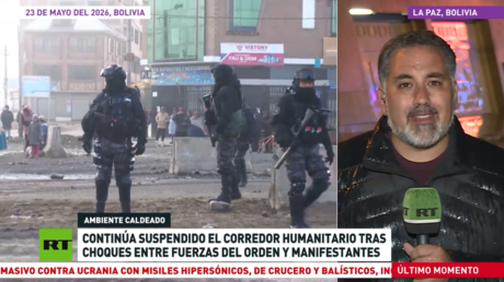 Continúa suspendido el corredor humanitario tras choques entre fuerzas del orden y manifestantes en Bolivia