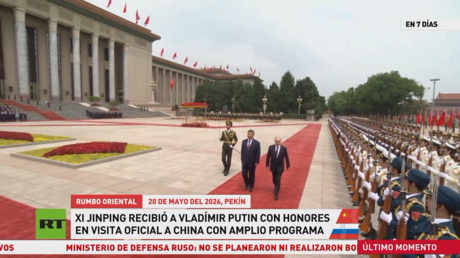 Xi recibió a Putin con honores en una visita oficial a China que incluyó un amplio programa