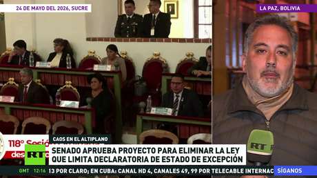 Senado de Bolivia aprueba proyecto para anular la ley que limita la declaratoria de estado de excepción