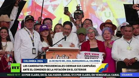 Candidatos presidenciales cierran sus campañas en Colombia