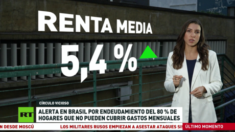 Alerta en Brasil por endeudamiento del 80 % de hogares que no pueden cubrir gastos mensuales