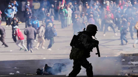 Incidentes y represión policial en una nueva jornada de protestas antigubernamentales en Bolivia