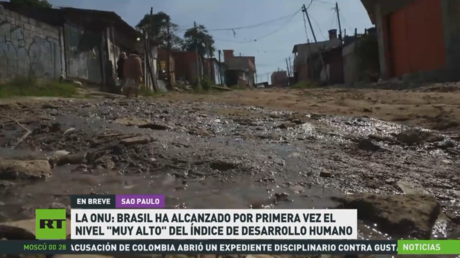 ONU: Brasil alcanzó por primera vez el nivel "muy alto" del índice de Desarrollo Humano