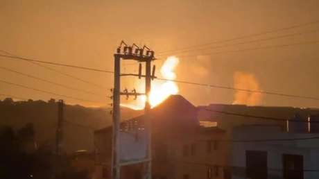 VIDEO: Fuerte explosión ilumina el este del Líbano tras un ataque israelí