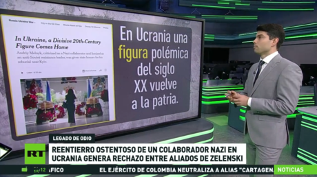 El reentierro ostentoso de un colaborador nazi en Ucrania genera rechazo entre los aliados de Zelenski