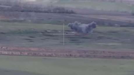 VIDEO: Artillería rusa aniquila un bastión enemigo en el frente