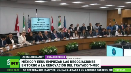 México y EE.UU. empiezan las negociaciones en torno a la renovación del tratado T-MEC