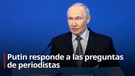 EN VIVO: Putin responde a las preguntas de periodistas en Kazajistán