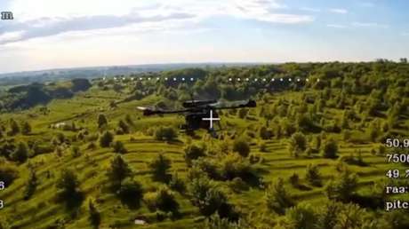 VIDEO: Drones rusos derriban objetivos ucranianos en un duelo en el aire