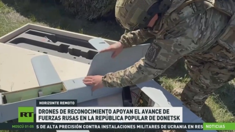 Drones de reconocimiento apoyan el avance de fuerzas rusas en la República Popular de Donetsk