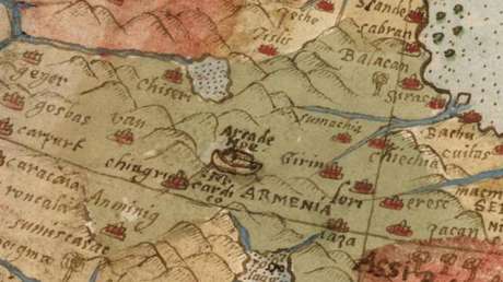 ¿La ubicación del Arca de Noé finalmente encontrada? Emocionante hallazgo en un mapa de hace siglos