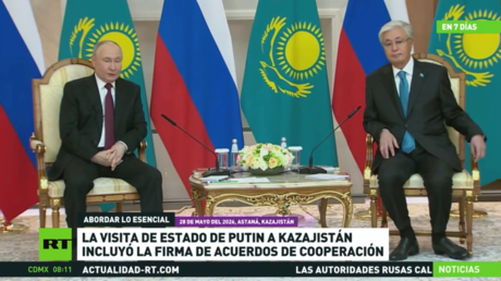La visita de Estado de Putin a Kazajistán incluyó la firma de acuerdos de cooperación